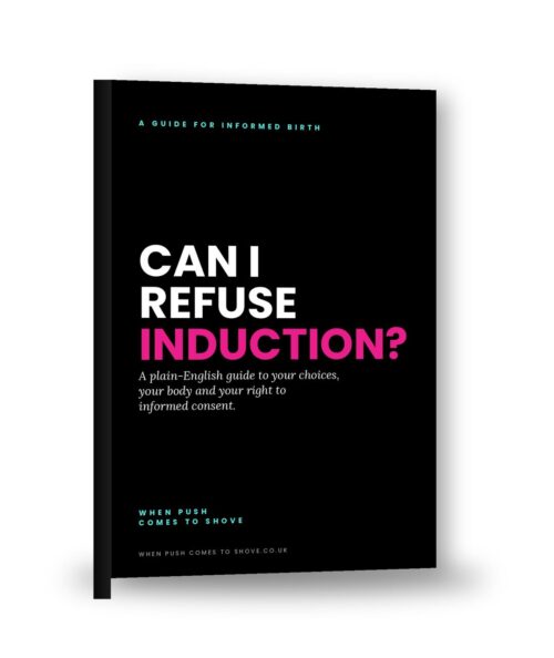 3D mockup of Can I Refuse Induction ebook
